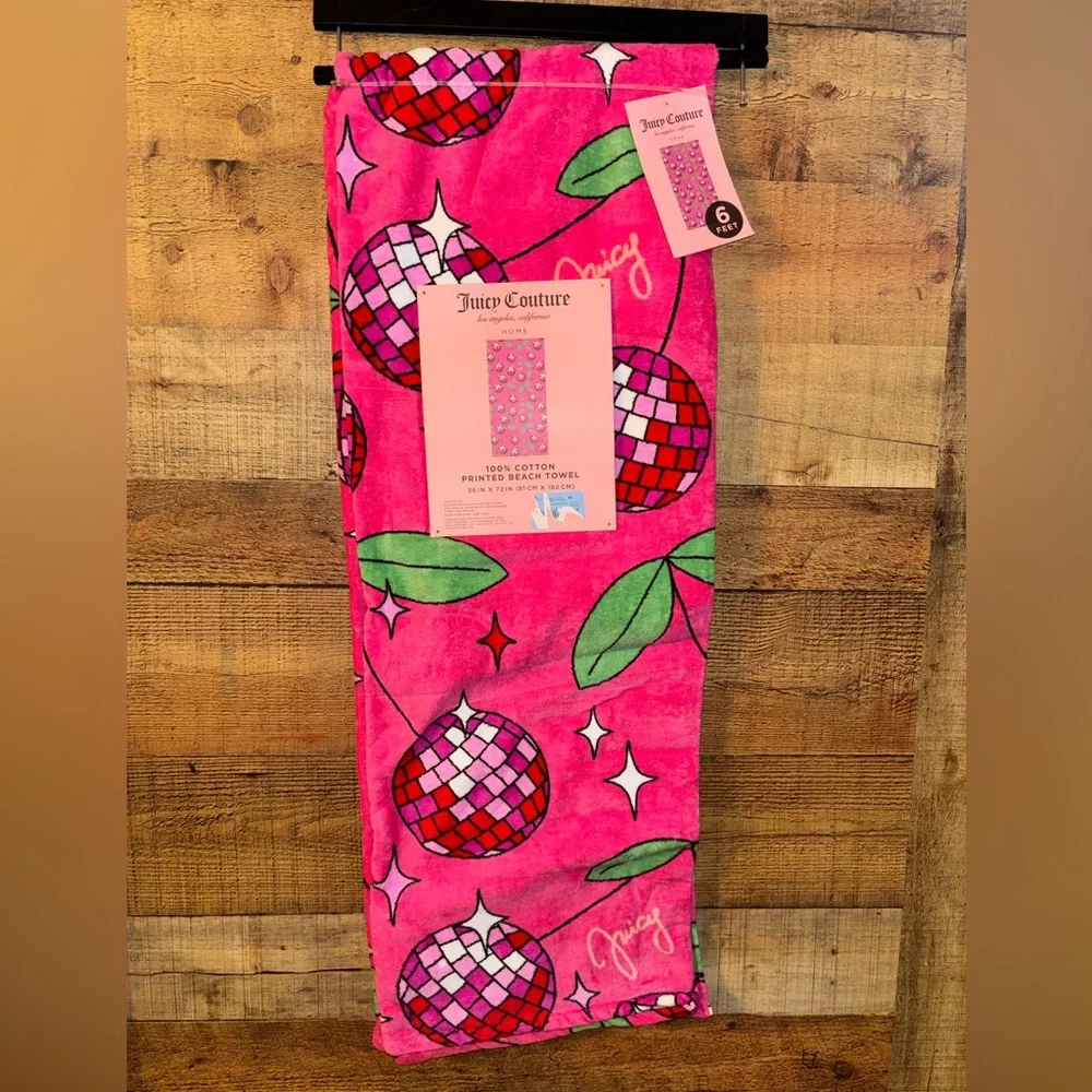 🎀 Juicy Couture Home Beach Towel